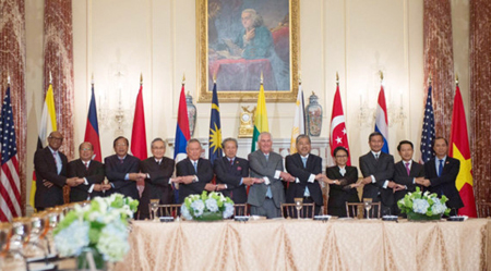 Trưởng đoàn các nước tại Hội nghị đặc biệt Bộ trưởng Ngoại giao ASEAN - Hoa Kỳ.